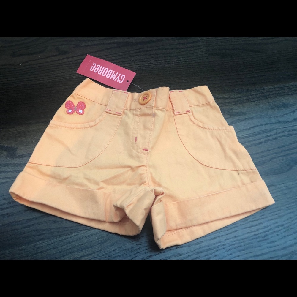 Gymboree butterfly shorts 18-24 months NWT
